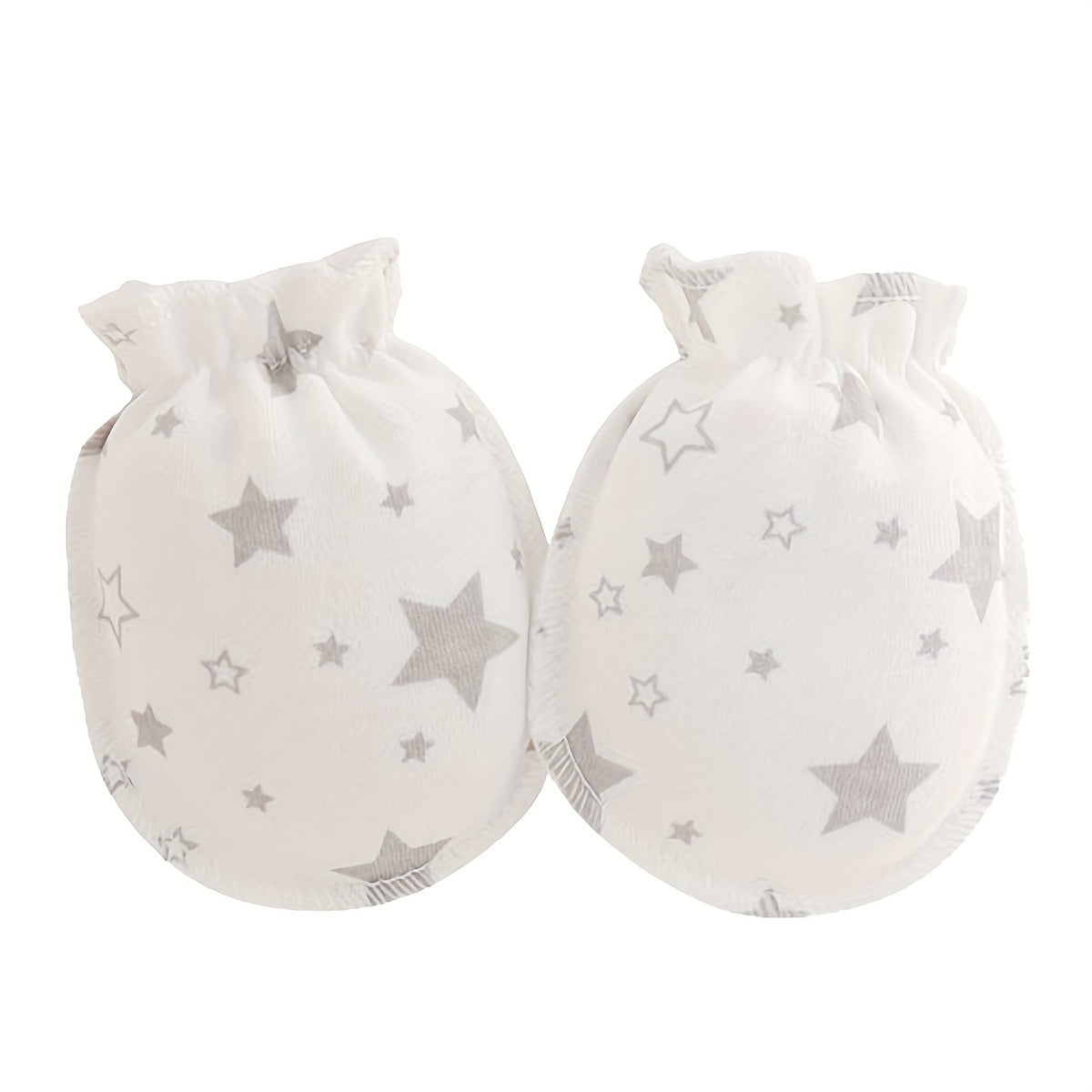 Newborn Baby Anti-Scratch Mittens, Cute Cartoon Animals & Stars