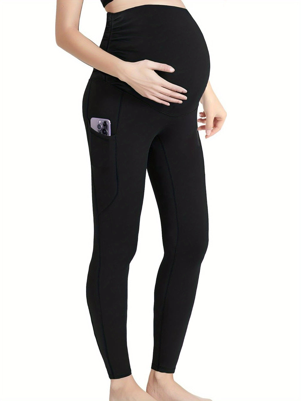 Maternity Yoga Pants with Pockets