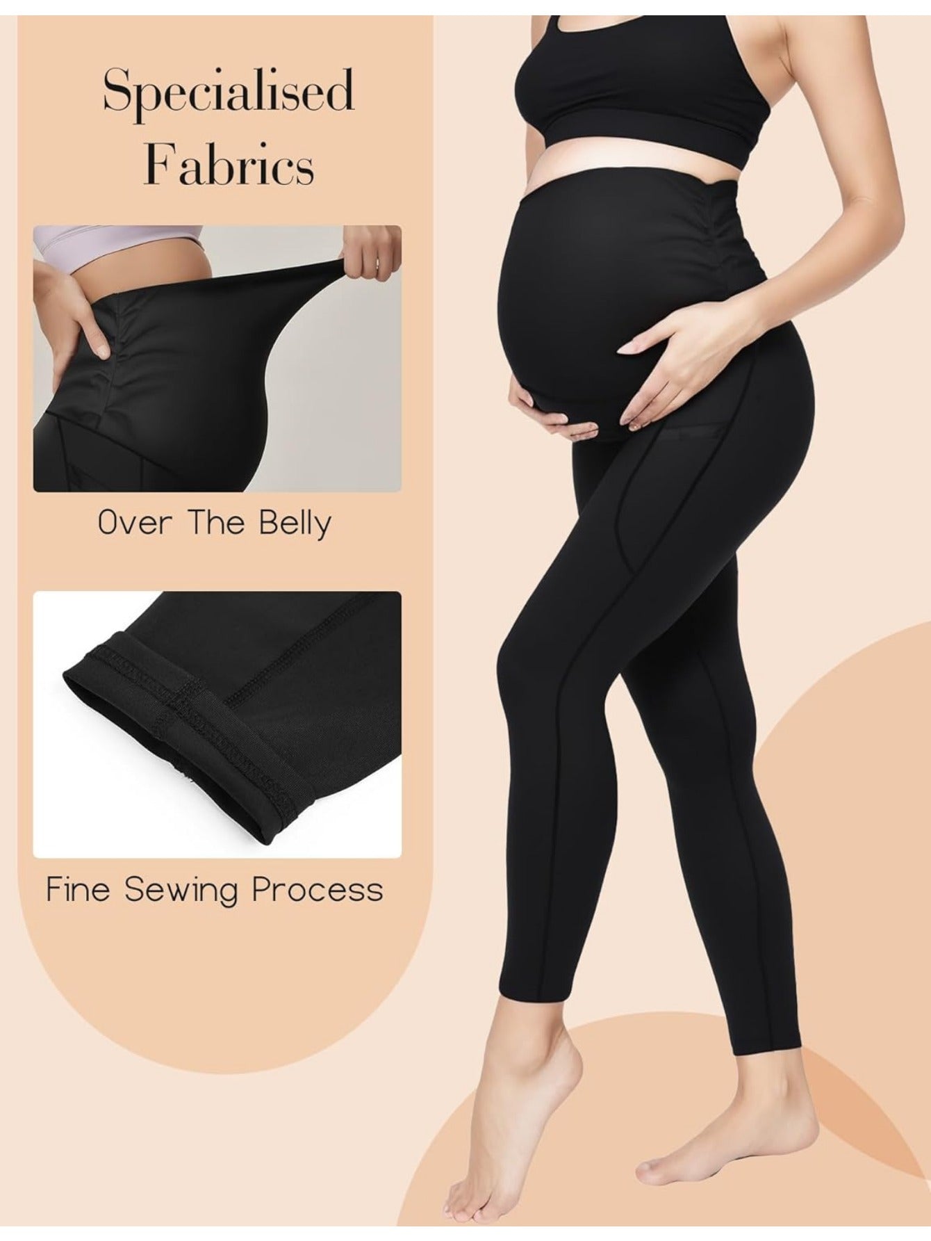 Maternity Yoga Pants with Pockets