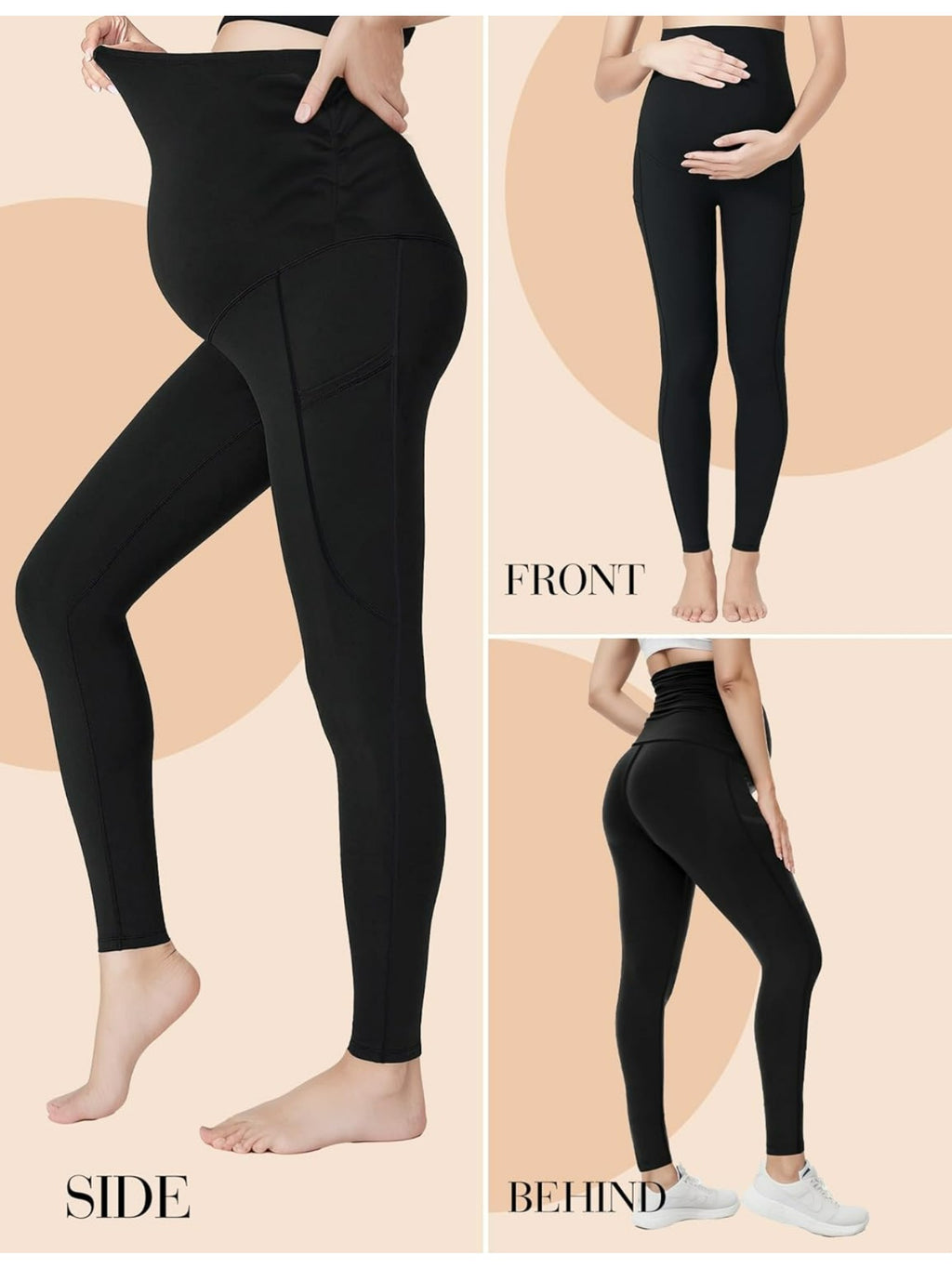 Maternity Yoga Pants with Pockets