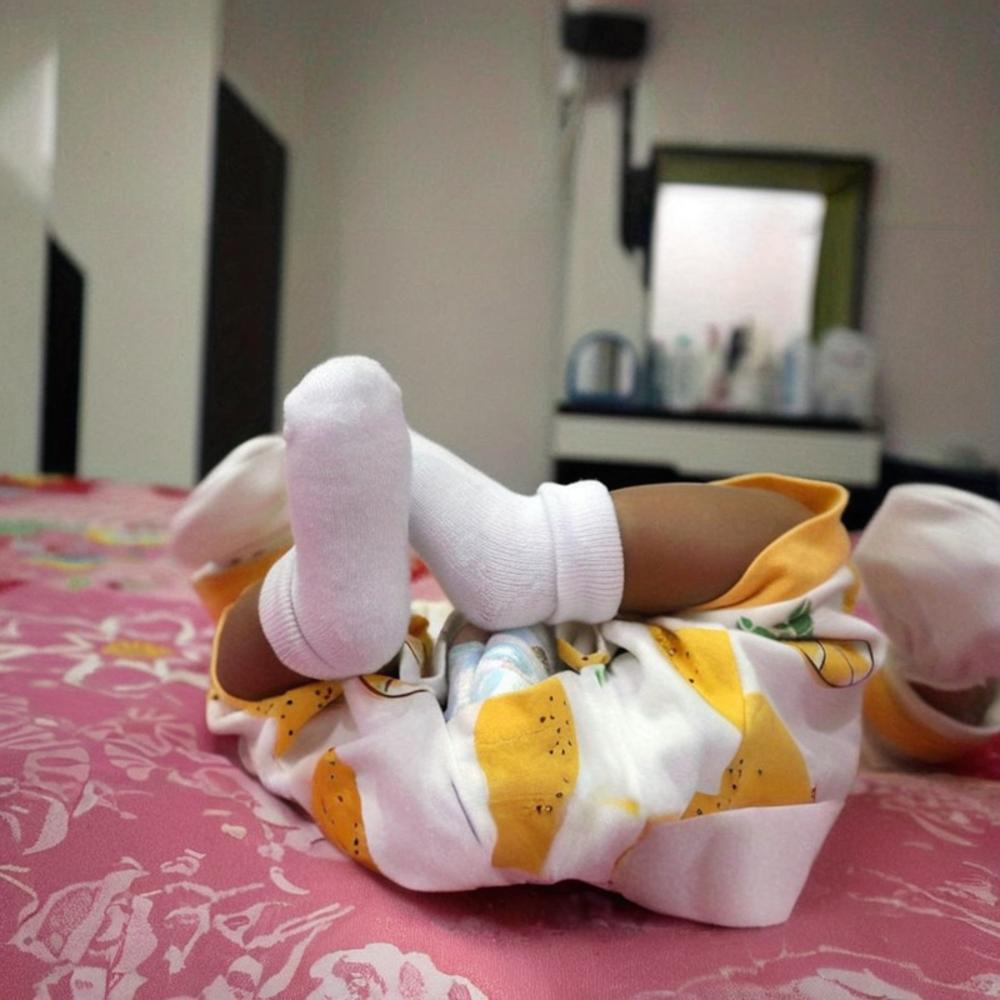 Thick Terry Newborn Socks - 12 Pairs