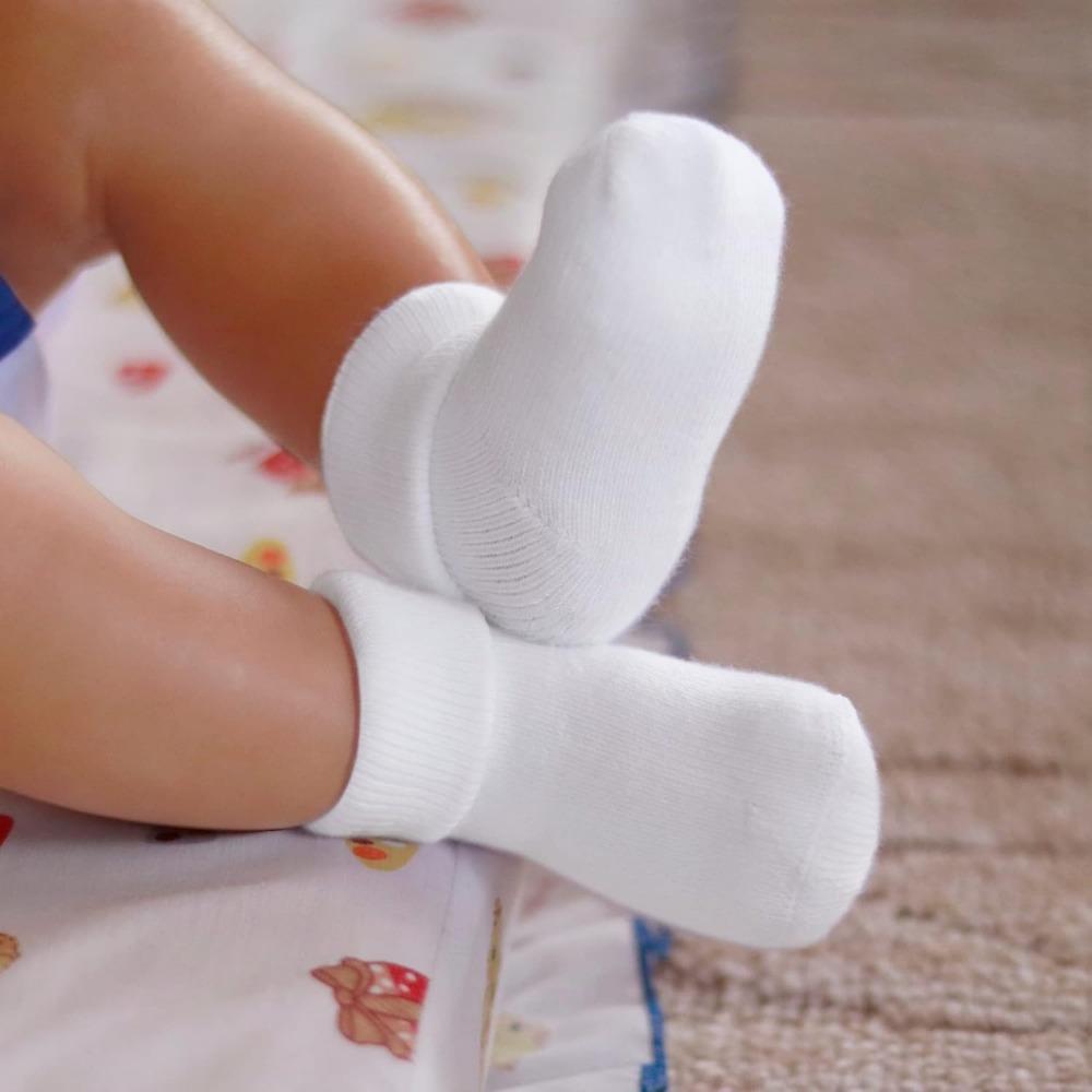 Thick Terry Newborn Socks - 12 Pairs