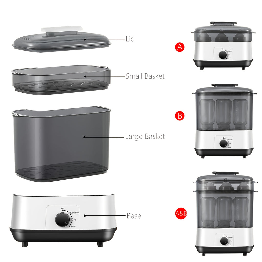 All-in-One Baby Bottle Sterilizer & Dryer