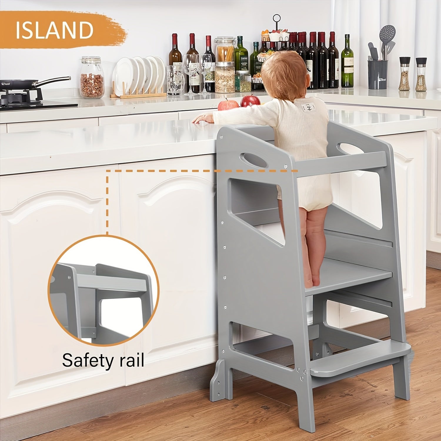 Kids Learning Tower with Chalkboard