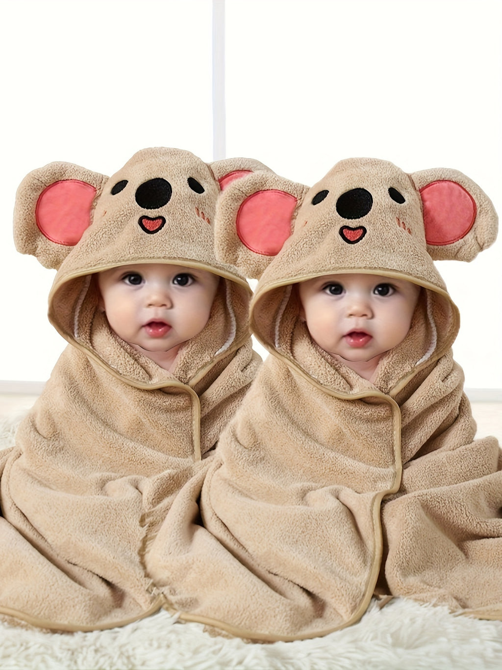 Adorable Animal Shape Baby Hooded Coat Set